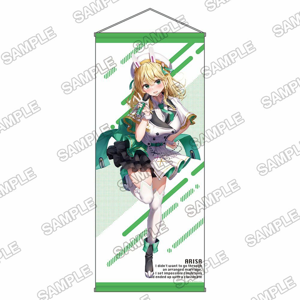 預購-角川Sneaker文庫 35周年記念 全新繪製等身大掛軸『一點都不想相親的我設下高門檻條件，結果同班同學成了婚約對象!?』雪城 愛理沙【日本進口精品】