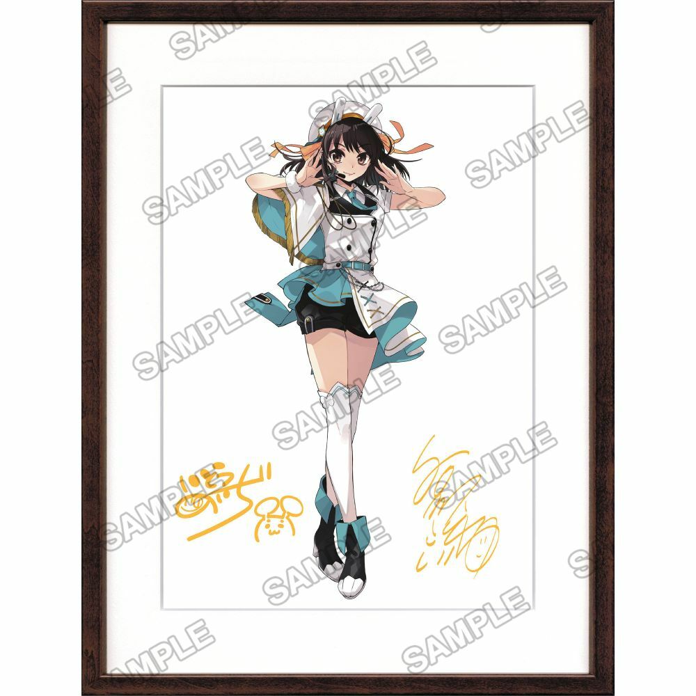 預購-角川Sneaker文庫 35周年記念 MISTGRAPH複製簽名原畫『涼宮春日 系列』涼宮 春日【日本進口精品】