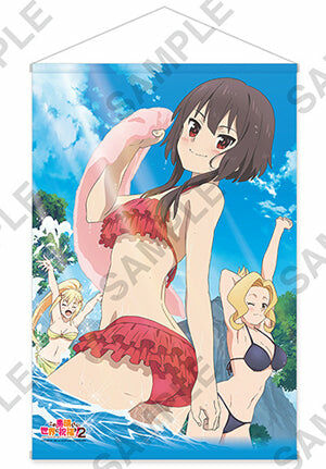 為美好的世界獻上祝福！2 惠惠泳裝B2大掛軸