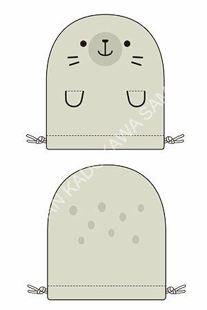 鯊魚哥 造型束口隨身袋 C