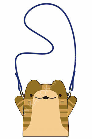 鯊魚哥 絨毛斜背包 D