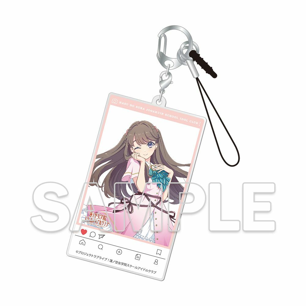 預購-『LoveLive！蓮之空女學院學園偶像俱樂部』 SNS風壓克力鑰匙圈 藤島 慈 Dream Believers Ver.【日本進口精品】
