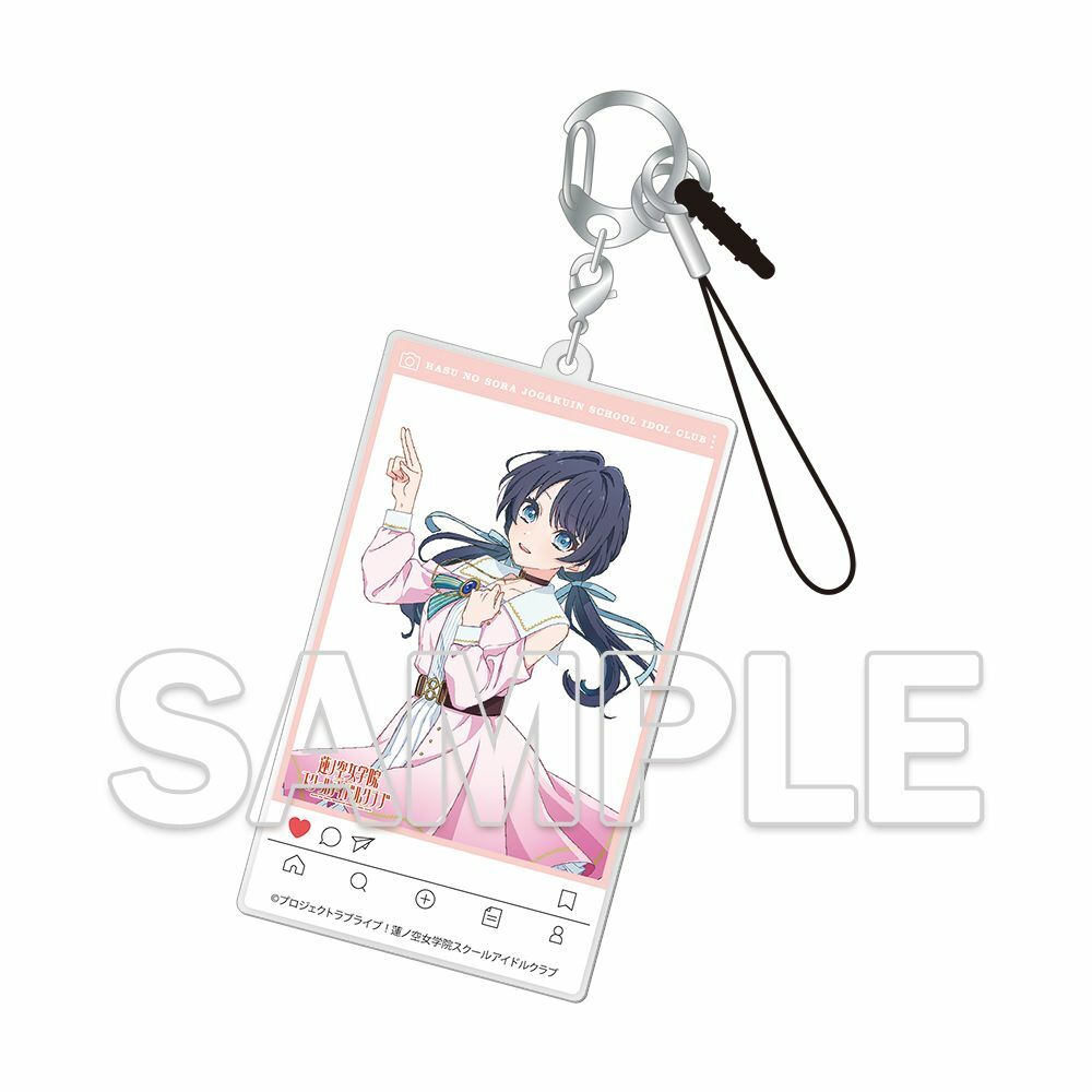 預購-『LoveLive！蓮之空女學院學園偶像俱樂部』 SNS風壓克力鑰匙圈 村野 沙耶香 Dream Believers Ver.【日本進口精品】