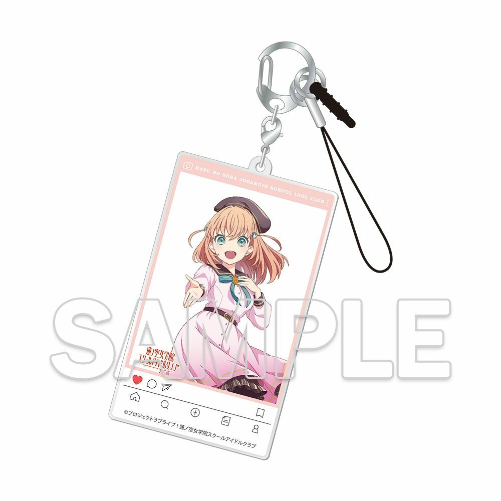 預購-『LoveLive！蓮之空女學院學園偶像俱樂部』 SNS風壓克力鑰匙圈 日野下 花帆 Dream Believers Ver.【日本進口精品】