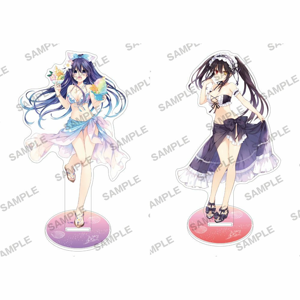 預購-『約會大作戰』壓克力立牌 うきうき水着Ver. 夜刀神十香【日本進口精品】