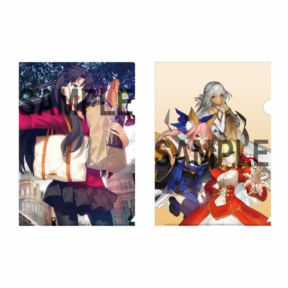 預購-「TYPE-MOON ACE」封面插圖 A4 File夾套組 〈凛＆士郎〉〈阿蒂拉＆玉藻前＆尼祿〉【日本進口精品】