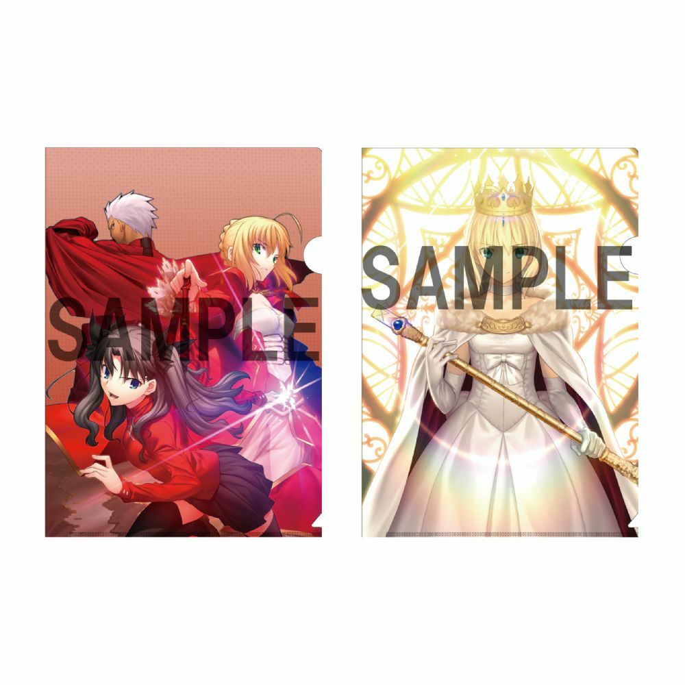 預購-「TYPE-MOON ACE」封面插圖 A4 File夾套組 〈Archer＆尼祿＆凛〉〈阿爾托莉雅〉【日本進口精品】