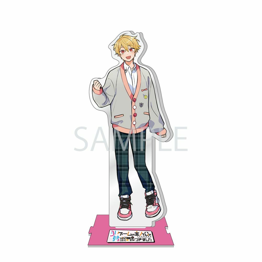 預購-「BLゲームの主人公の弟であることに気がつきました 原來我是BL主人公的弟弟(暫譯)」全新繪製壓克力人形立牌 楓 秋人【日本進口精品】