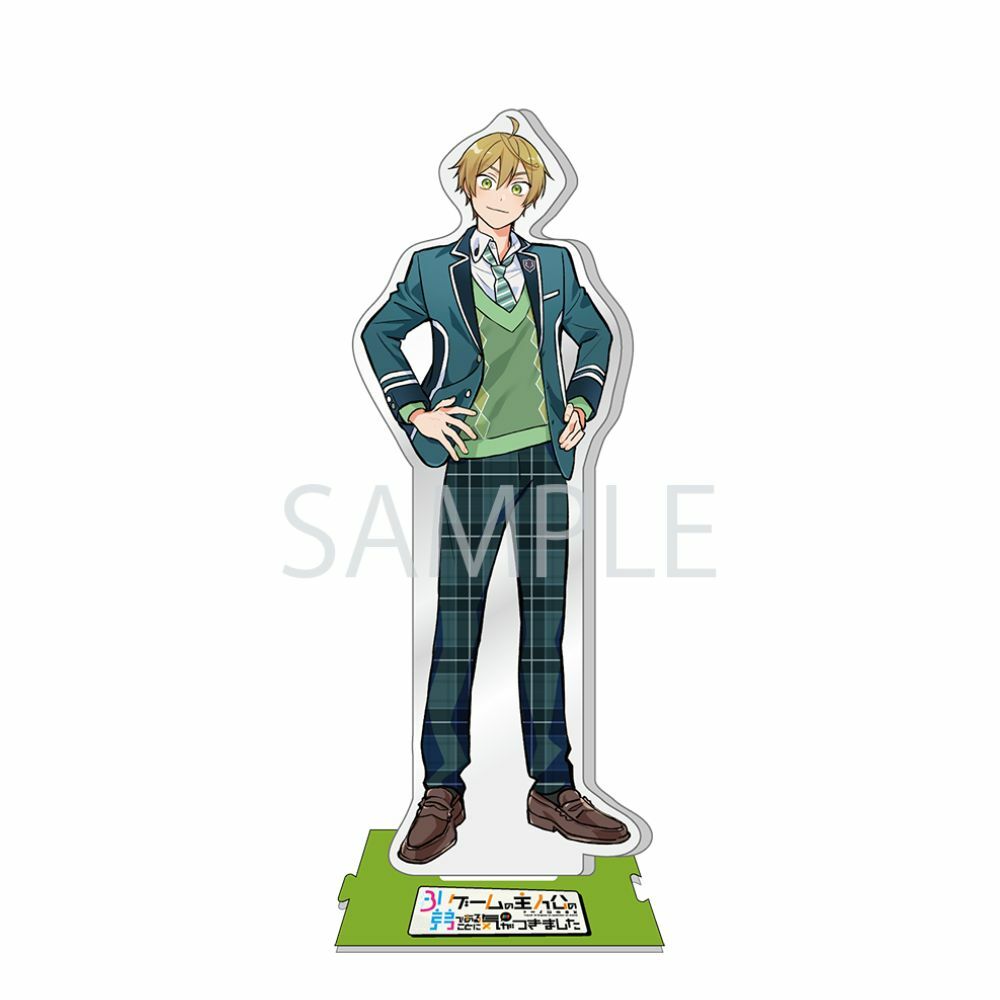預購-「BLゲームの主人公の弟であることに気がつきました 原來我是BL主人公的弟弟(暫譯)」全新繪製壓克力人形立牌 天地 央【日本進口精品】