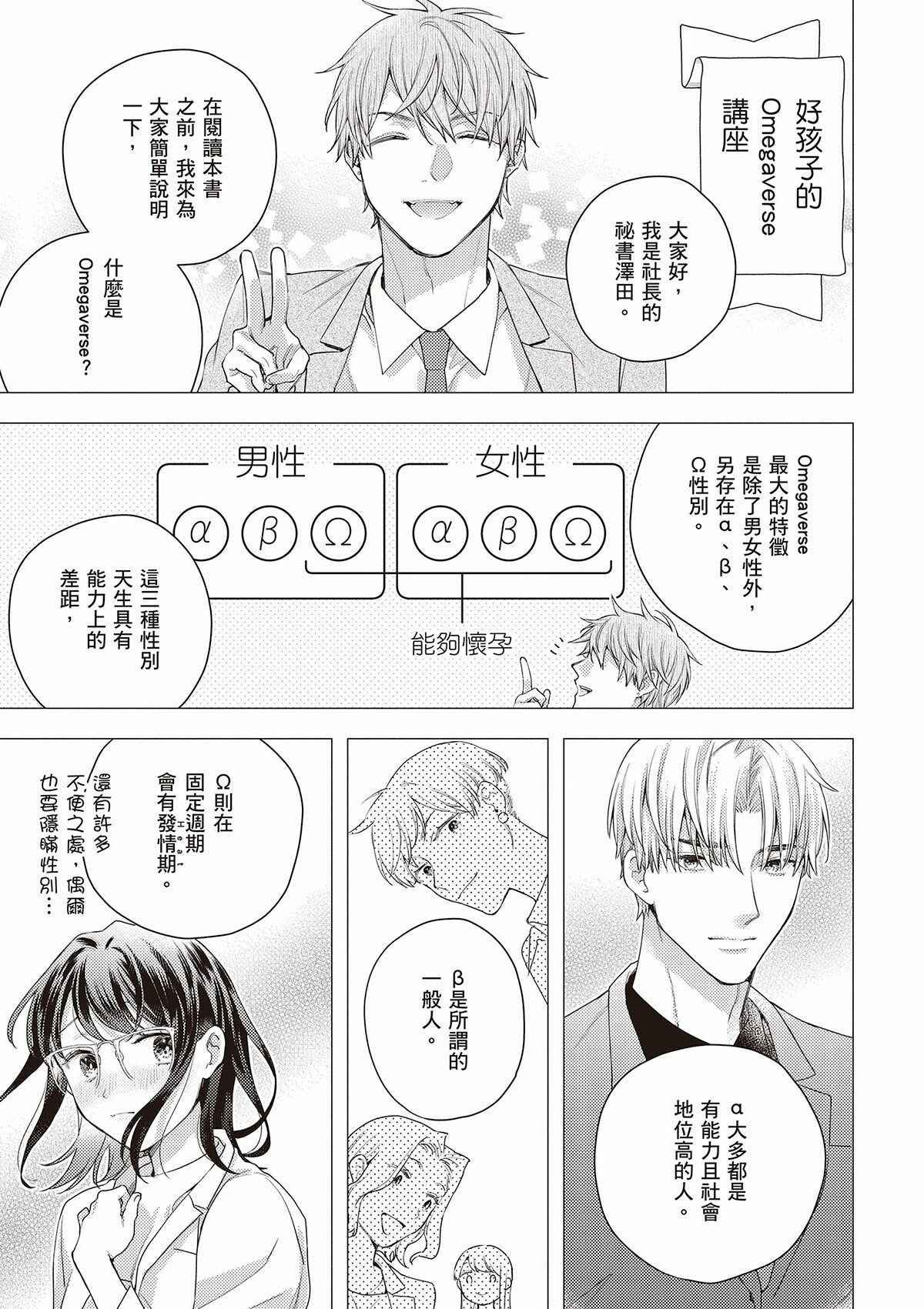 戀愛前的甜蜜發情 ～社長與命定的Ω～ (1)