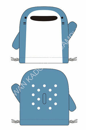 鯊魚哥 造型束口隨身袋 B