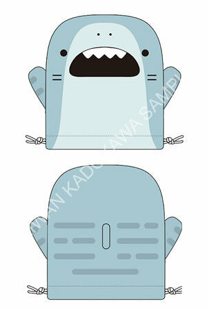 鯊魚哥 造型束口隨身袋 A