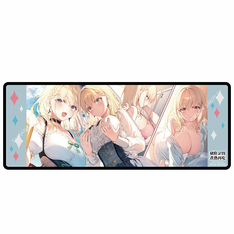 豬肝記得煮熟再吃(原作) 電競滑鼠墊 A