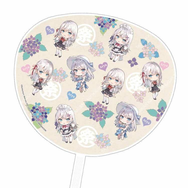 不時輕聲地以俄語遮羞的鄰座艾莉同學(原作) 夏祭團扇 C