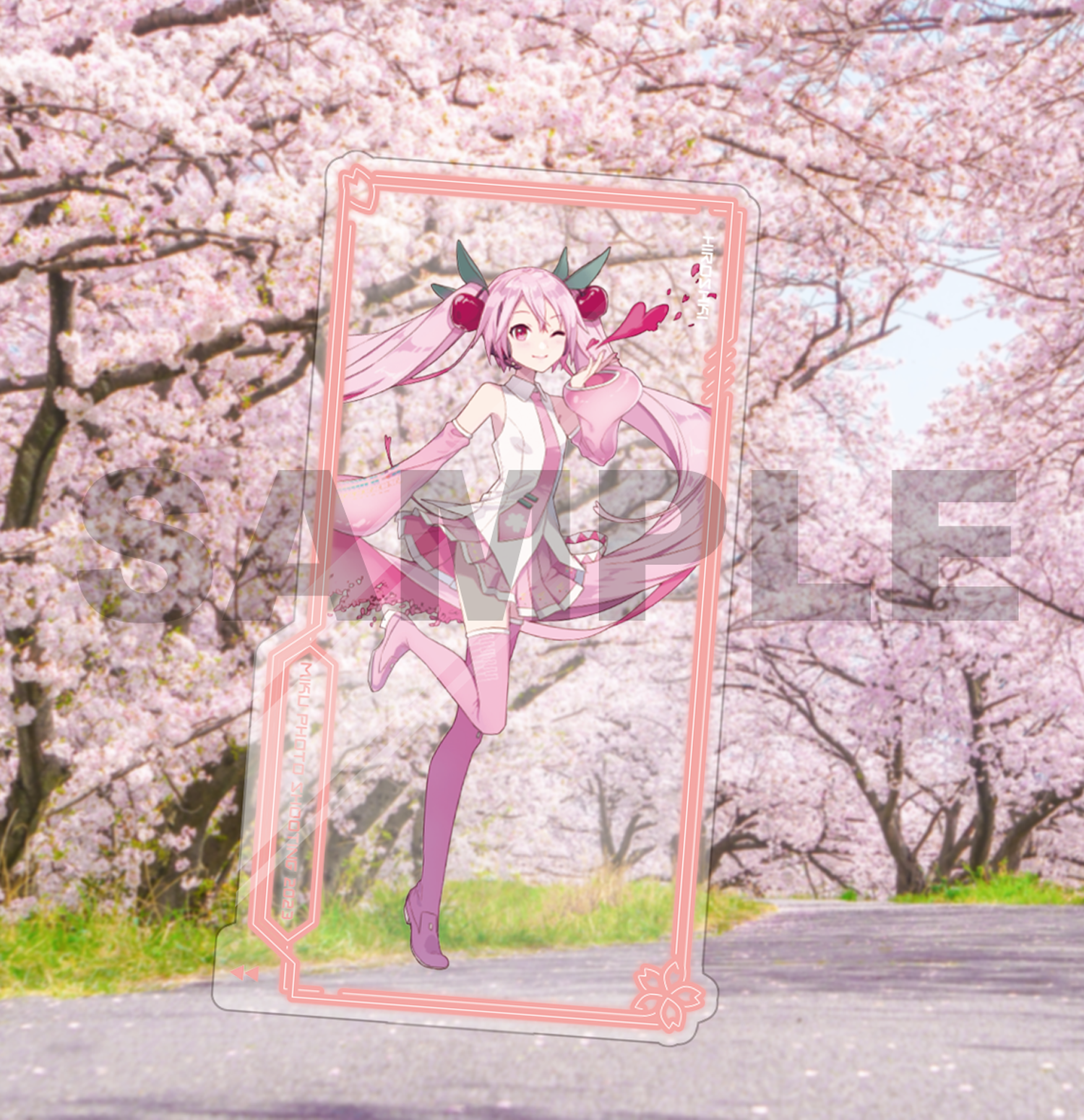 預購-「櫻未來×弘函」壓克力立牌 函館 Art by iXima【日本進口精品】