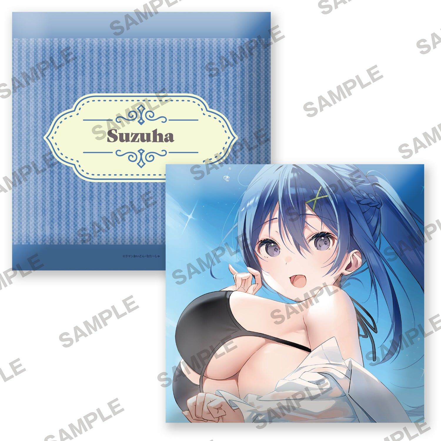 預購-Fantasia文庫 出門去！特展 『妹が女騎士学園に入学したらなぜか救国の英雄になりました。ぼくが。』スズハ　全新繪製方形靠墊【日本進口精品】