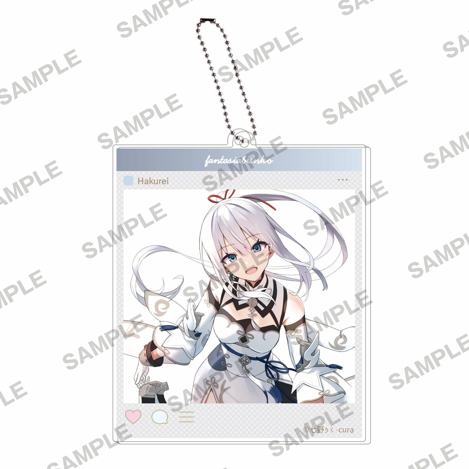 預購-Fantasia文庫 出門去！特展 『雙星的天劍使』白玲　一起出門吧♪全新繪製壓克力鑰匙圈(暫譯)【日本進口精品】