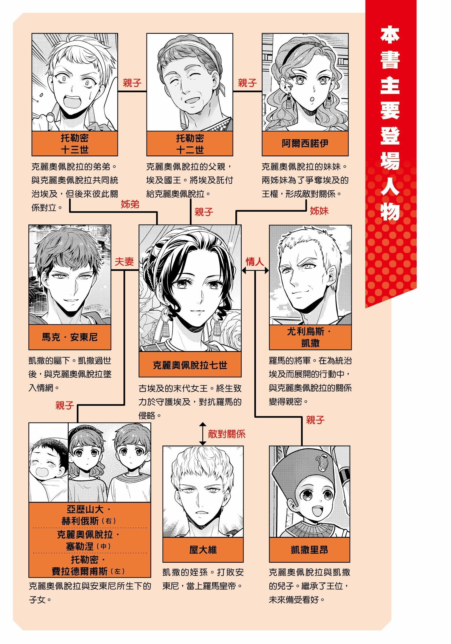 漫畫版名人傳 堅守古埃及的末代女王─克麗奧佩脫拉