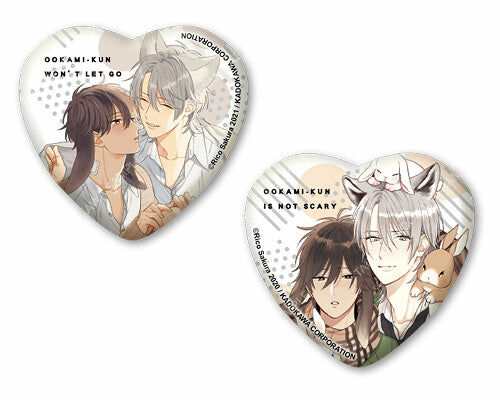佐倉リコ老師「獸耳系列」(原作)2入愛心徽章組 A