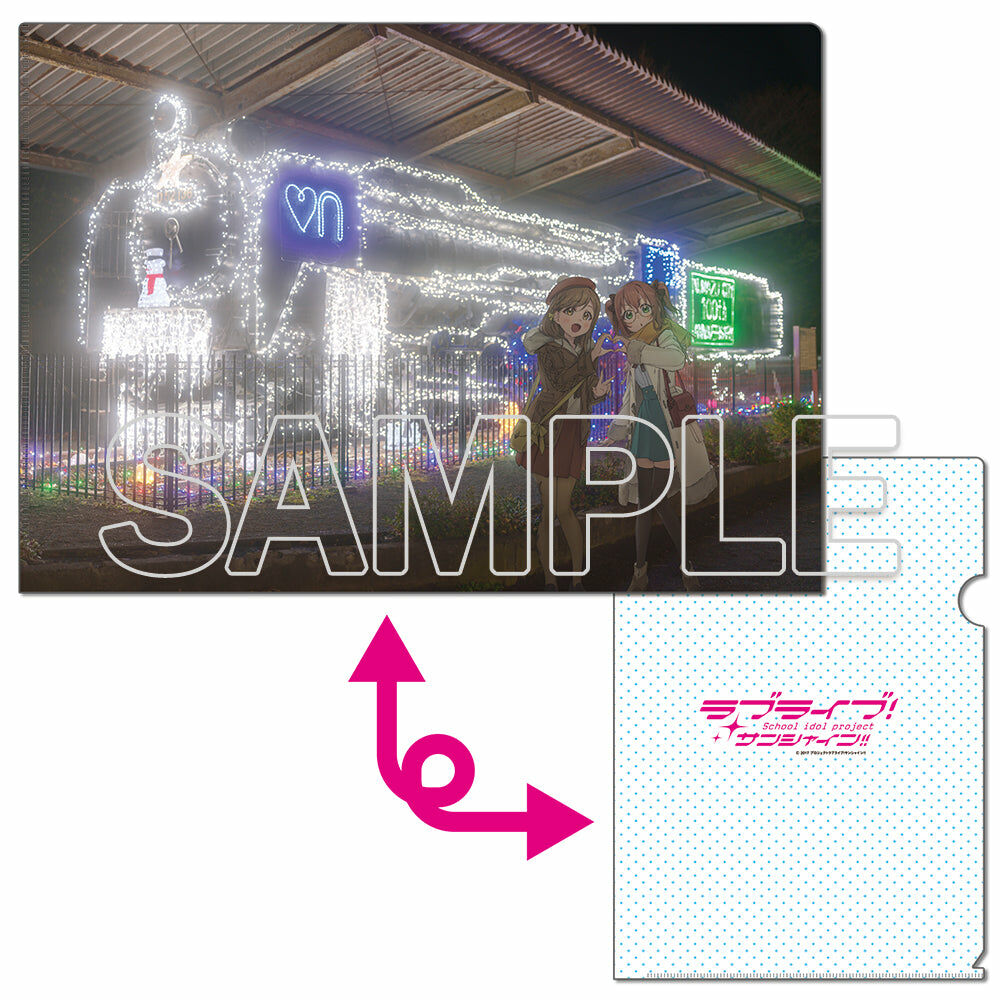 預購 -『LoveLive！ Sunshine!!』透明文件夾 Aqours 花丸&露比【日本進口精品-2023/10月下旬】