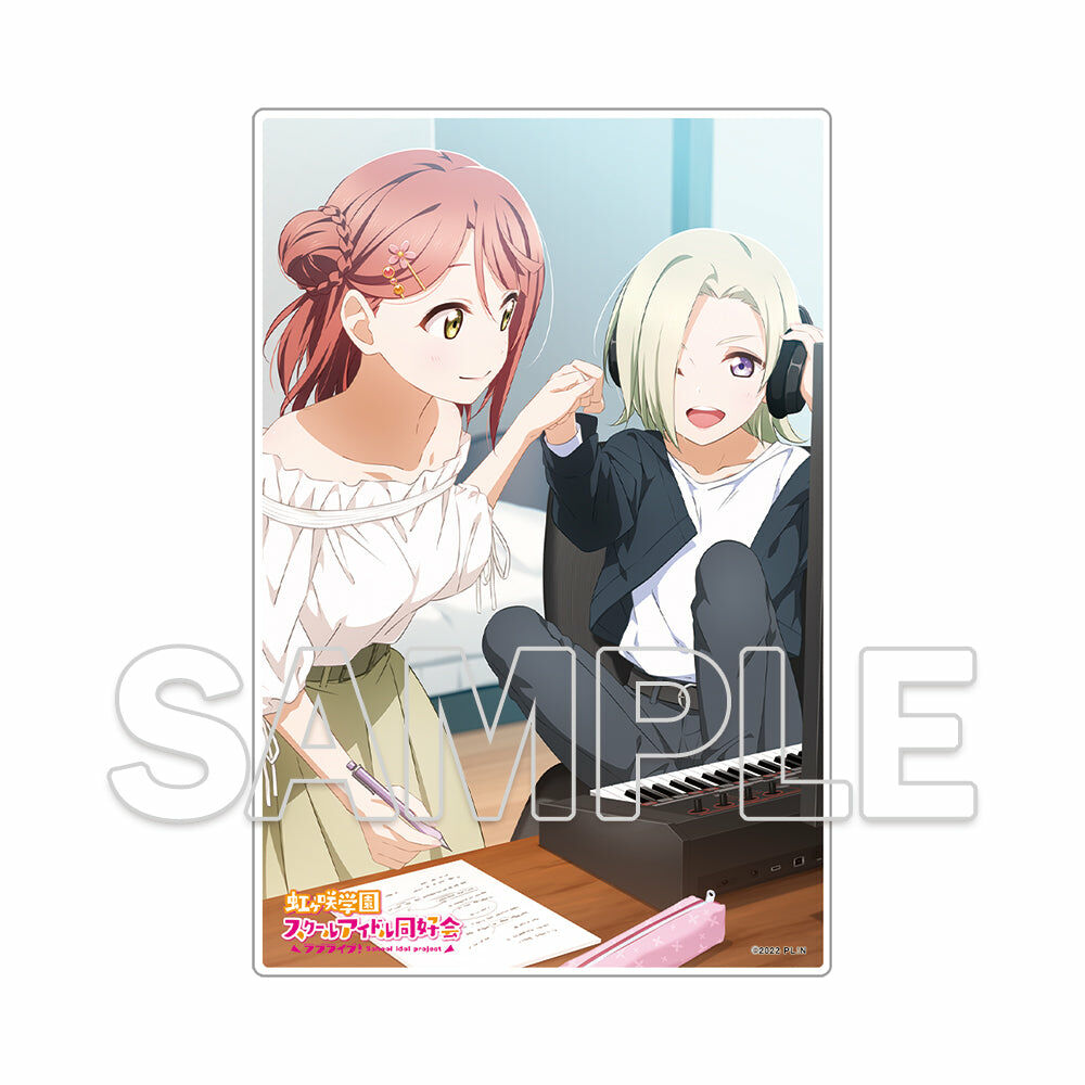 預購 -『LoveLive！虹咲學園學園偶像同好會』迷你壓克力立牌 步夢& 米雅【日本進口精品-2023/10月下旬】