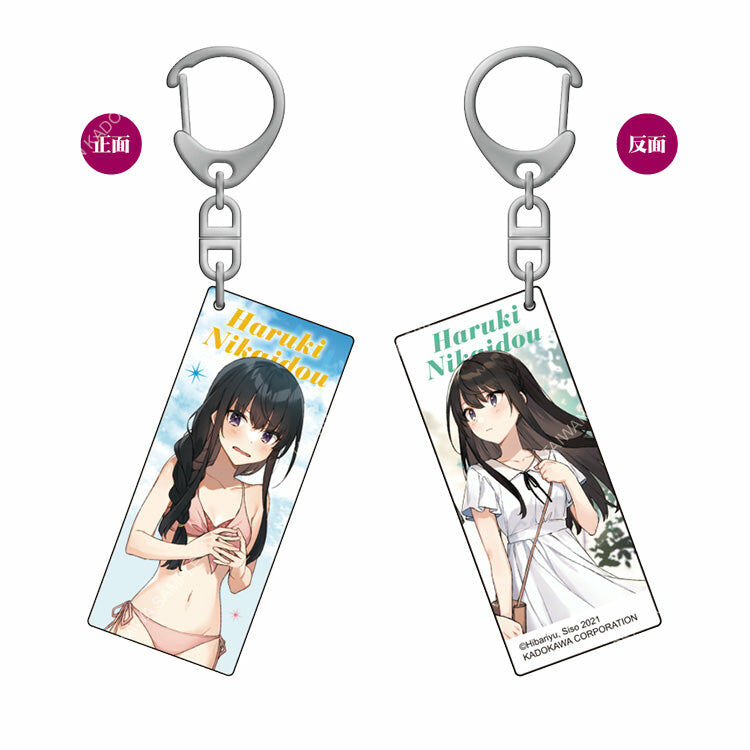 轉學後班上的清純可愛美少女，竟是小時候玩在一起的哥兒們(原作)雙面壓克力鑰匙圈B