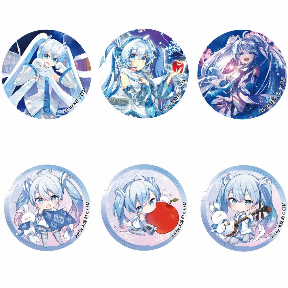 預購 -「雪未來×弘函」　立體集換式徽章 函館Ver PACK盲盒販售 隨機出貨(全6種)【日本進口精品-2023/6月下旬】