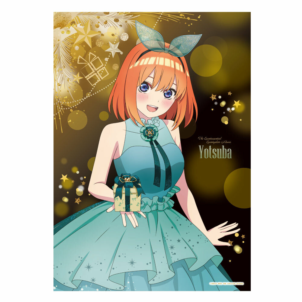 「五等分的新娘」A3塑膠海報　中野四葉 【日本進口精品】