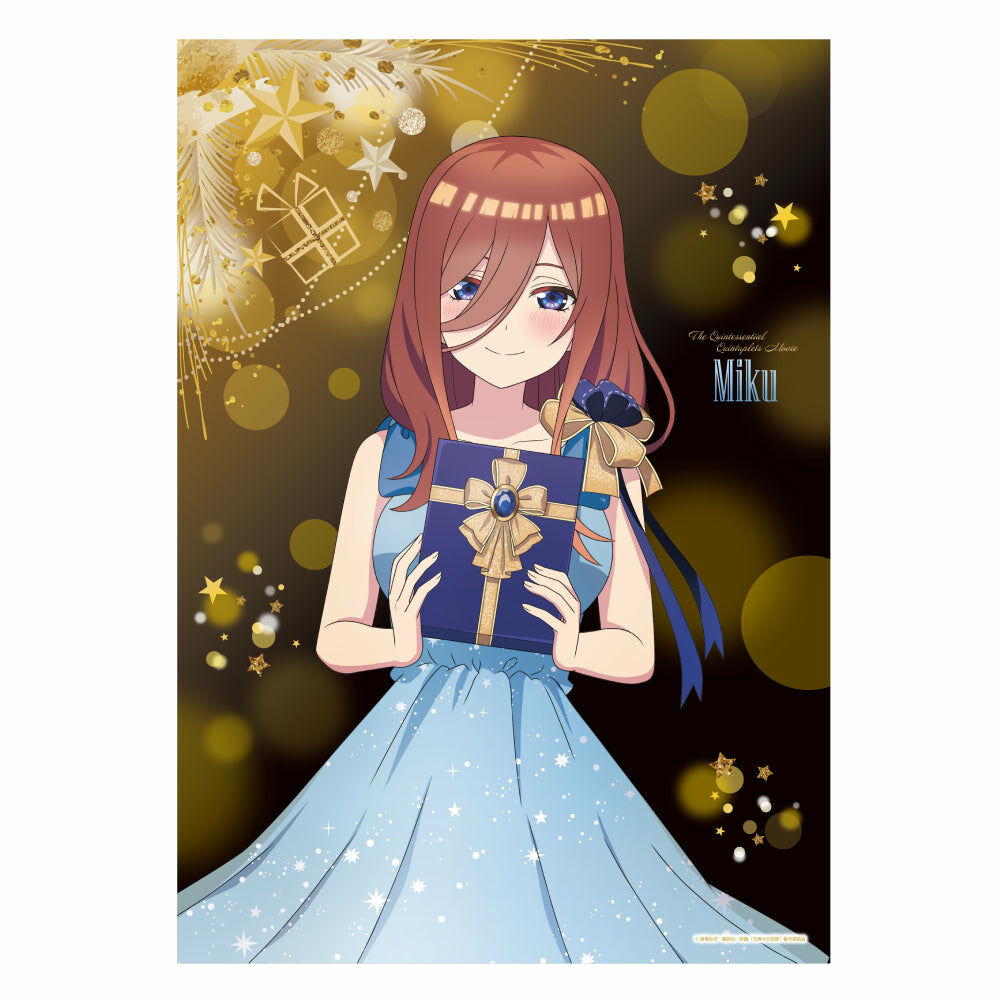 「五等分的新娘」A3塑膠海報　中野三玖 【日本進口精品】