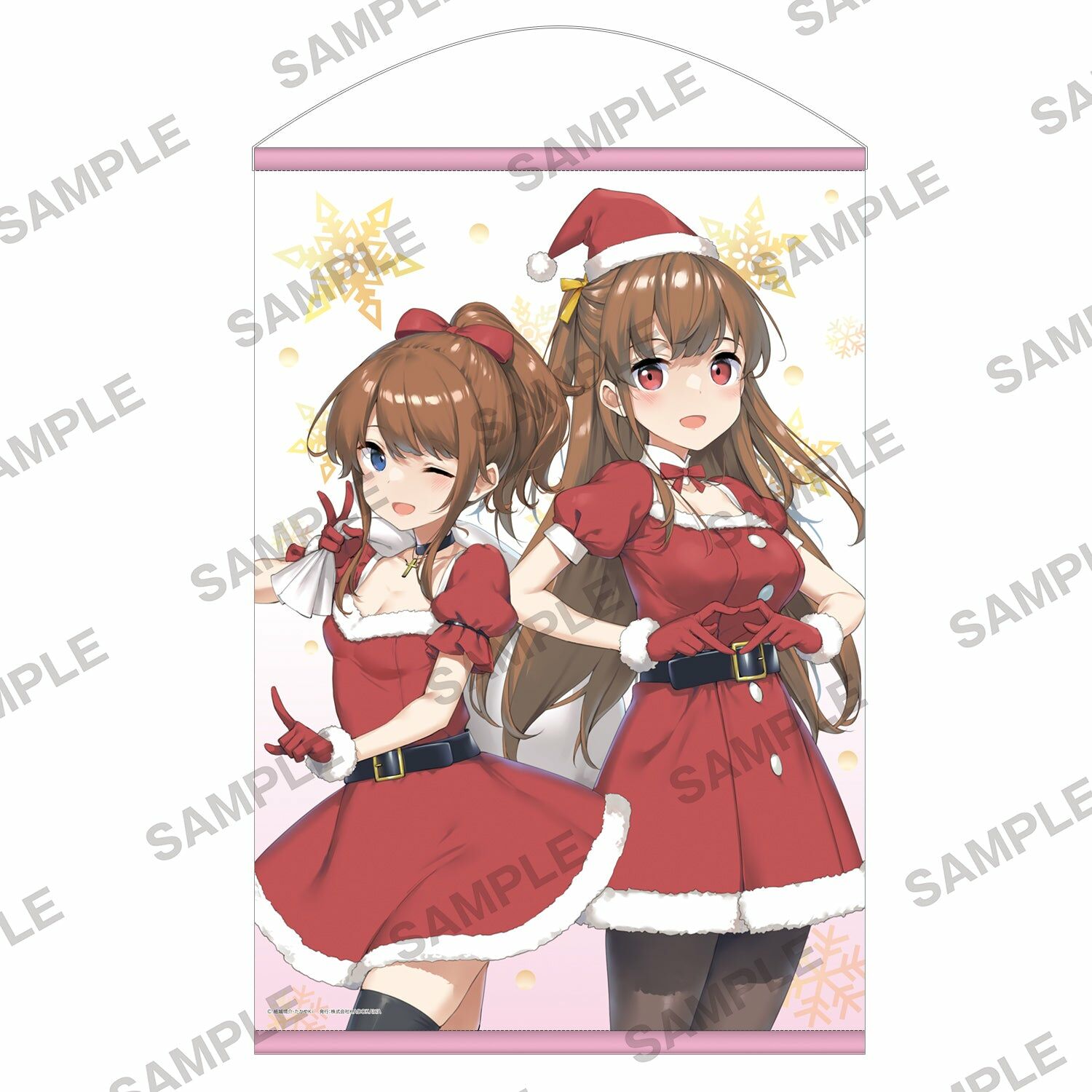 預購 -角川Sneaker文庫聖夜的美好☆演唱會！　B2掛軸 『繼母的拖油瓶是我的前女友』南曉月＆亞霜愛沙【日本進口精品-2023/6月下旬】