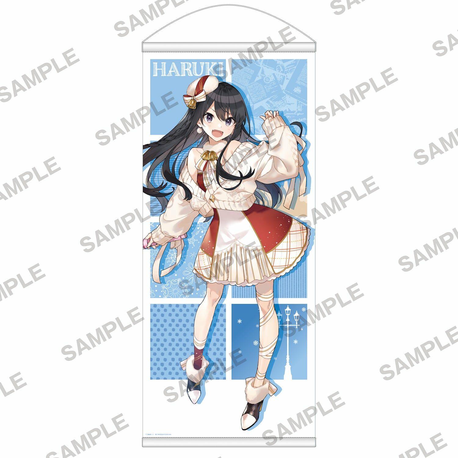 預購 -角川Sneaker文庫聖夜的美好☆演唱會！ 全新繪製等身大掛軸 『轉學後班上的清純可愛美少女，竟是小時候玩在一起的哥兒們』二階堂春希【日本進口精品-2023/6月下旬】