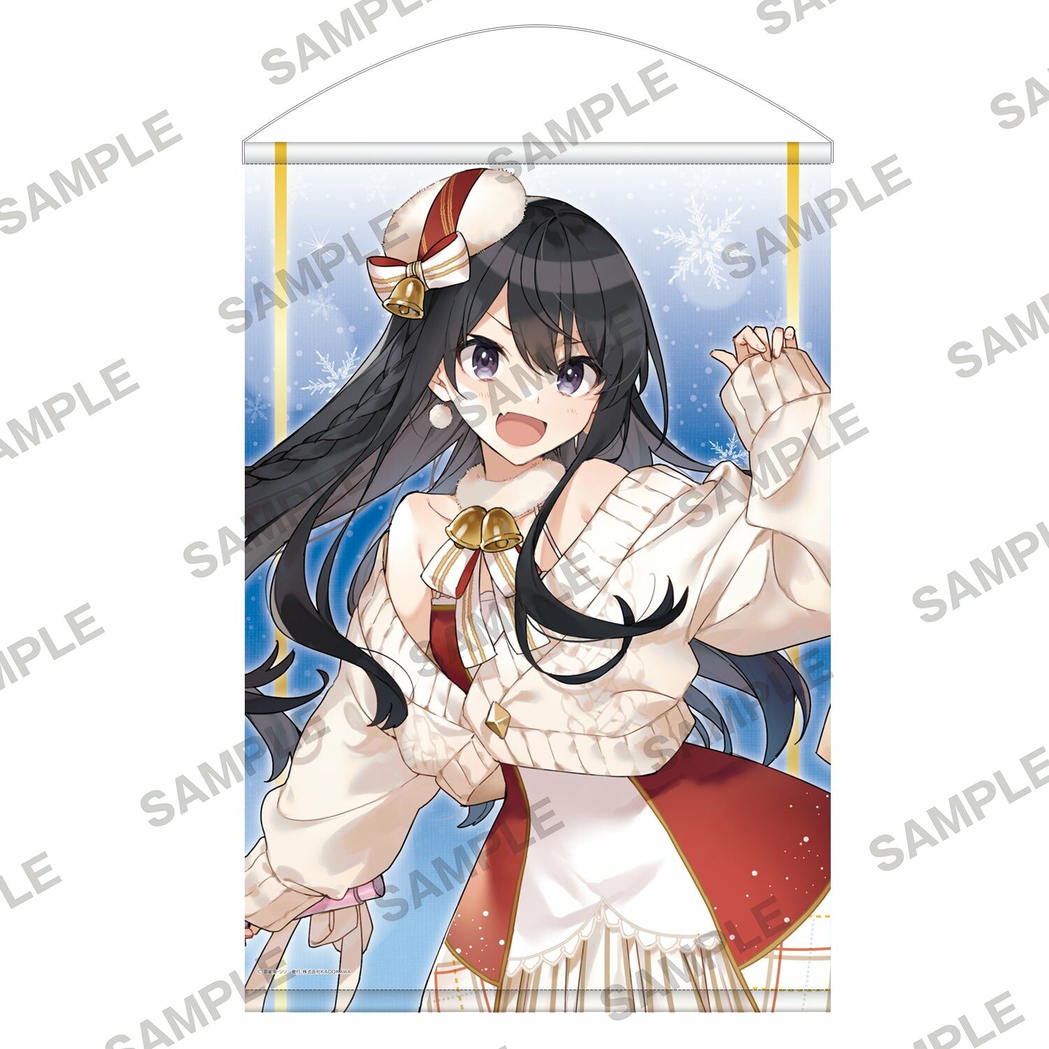 預購 -角川Sneaker文庫聖夜的美好☆演唱會！ 全新繪製B2掛軸 『轉學後班上的清純可愛美少女，竟是小時候玩在一起的哥兒們』二階堂春希【日本進口精品-2023/6月下旬】