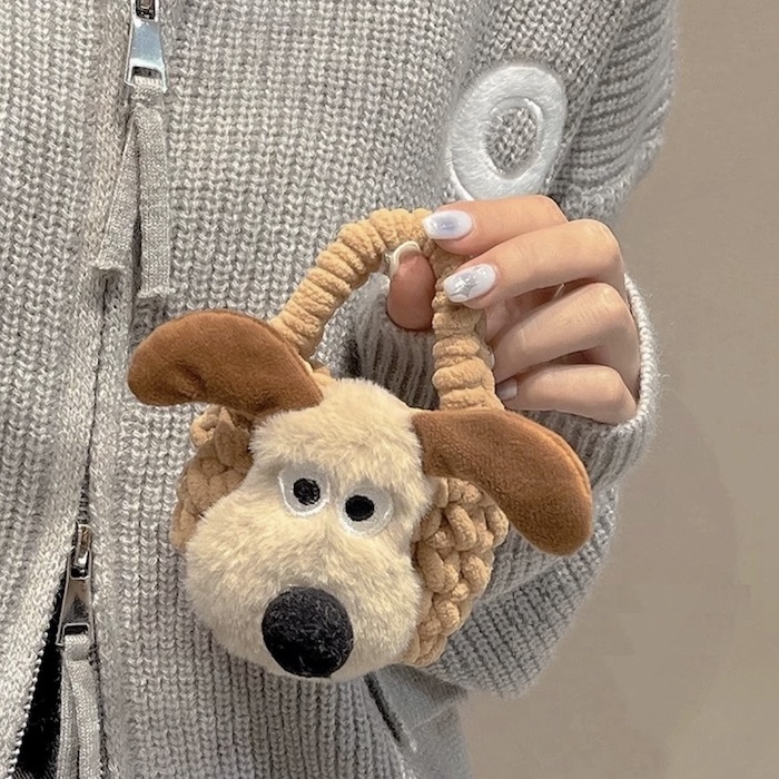 《51176》阿高編織耳機包小小零錢掛包