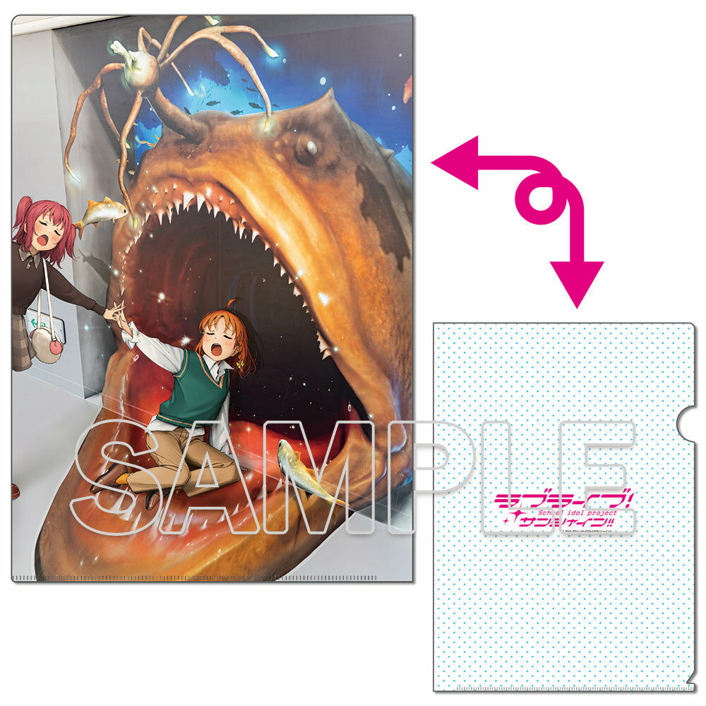 預購 -『LoveLive！Sunshine!!!』A4 File夾 Aqours 千歌＆露比【日本進口精品-2023/9月下旬】