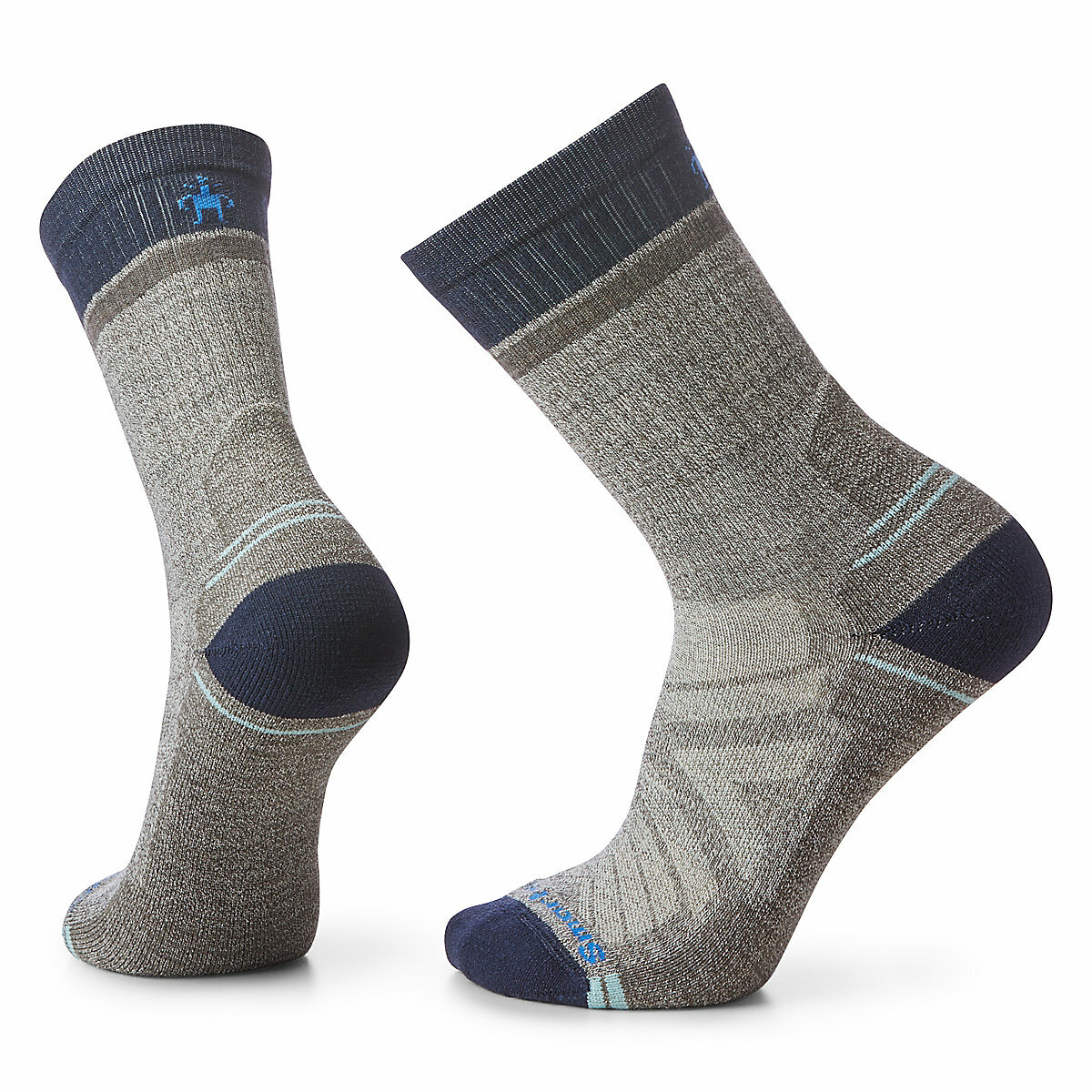 Smartwool 機能戶外全輕量減震中長襪-彎曲小徑 Hike Light Cushion Winding Trail Crew Socks 灰褐 SW001896G26 [HappyOutdoor]