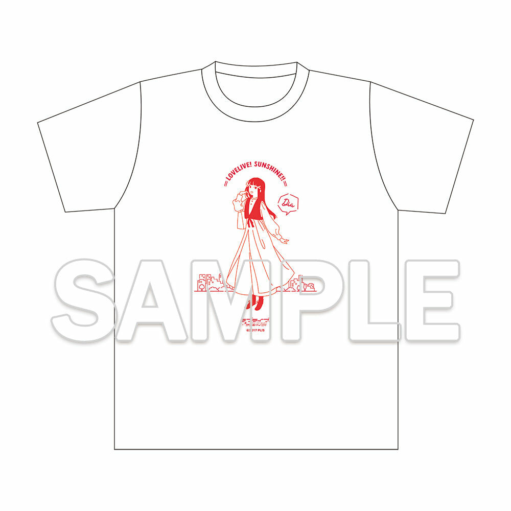 預購 -『LoveLive！Sunshine!!』 穿上季節去散步。 T恤 黑澤黛雅 L尺寸【日本進口精品-2023/7月下旬】