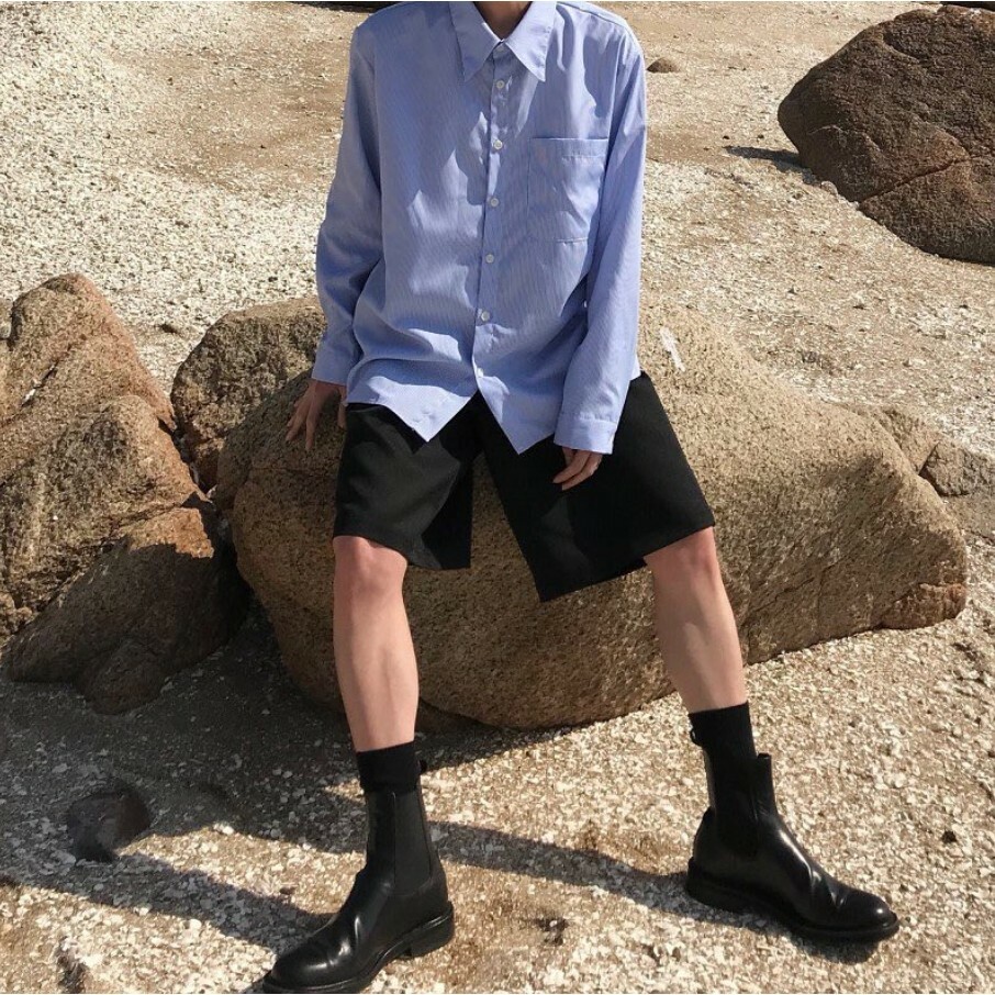 SIMON MADE BS-001 伸縮 A字型 約會必勝 西裝 短褲