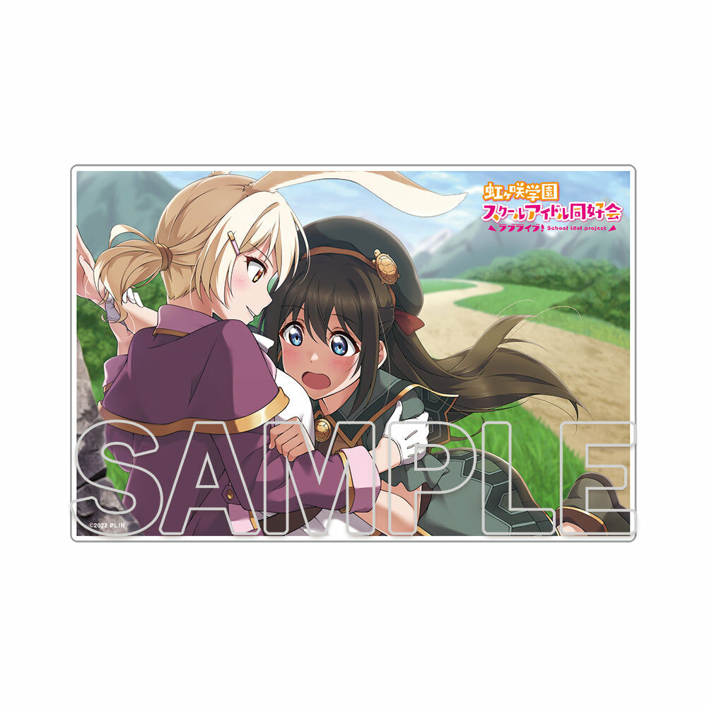 預購 - 『LoveLive！虹咲學園學園偶像同好會』迷你壓克力立牌 雫&愛【日本進口精品-2023/5月上旬】