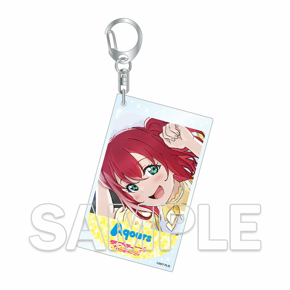 預購 - 『LoveLive！Sunshine!!』 寫真小卡風壓克力鑰匙圈 Ver.なんどだって約束！ 黒澤露比【日本進口精品-2023/3月下旬】