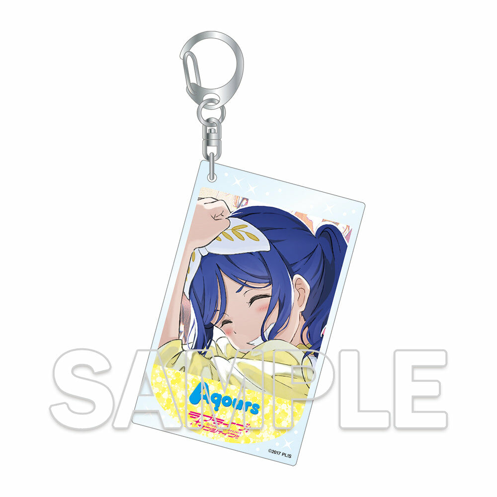預購 - 『LoveLive！Sunshine!!』寫真小卡風壓克力鑰匙圈 Ver.なんどだって約束！ 松浦果南【日本進口精品-2023/3月下旬】