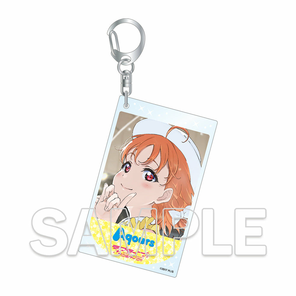 預購 - 『LoveLive！Sunshine!!』 寫真小卡風壓克力鑰匙圈 Ver.なんどだって約束！ 高海千歌【日本進口精品-2023/3月下旬】