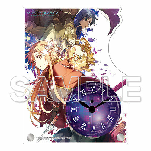 預購 - 【再販】『Sword Art Online刀劍神域 Progressive』壓克力時鐘[2]【日本進口精品】