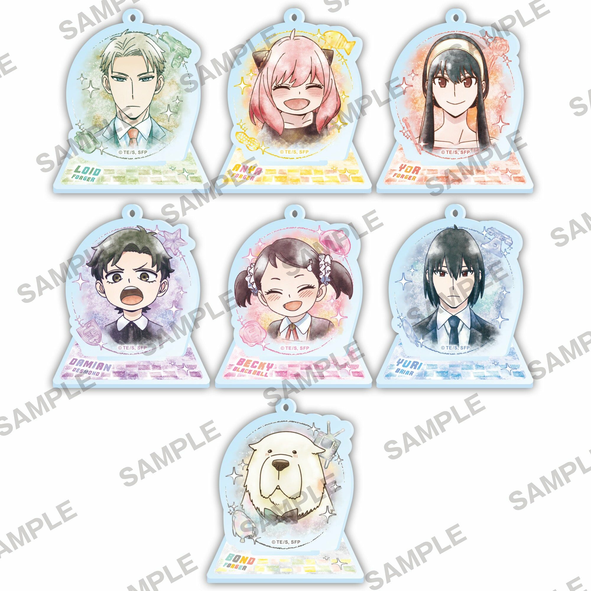 預購 - SPY×FAMILY　舊化設計壓克力立牌精選 Pack 盲盒販售 隨機出貨【日本進口精品-2023/3月下旬】