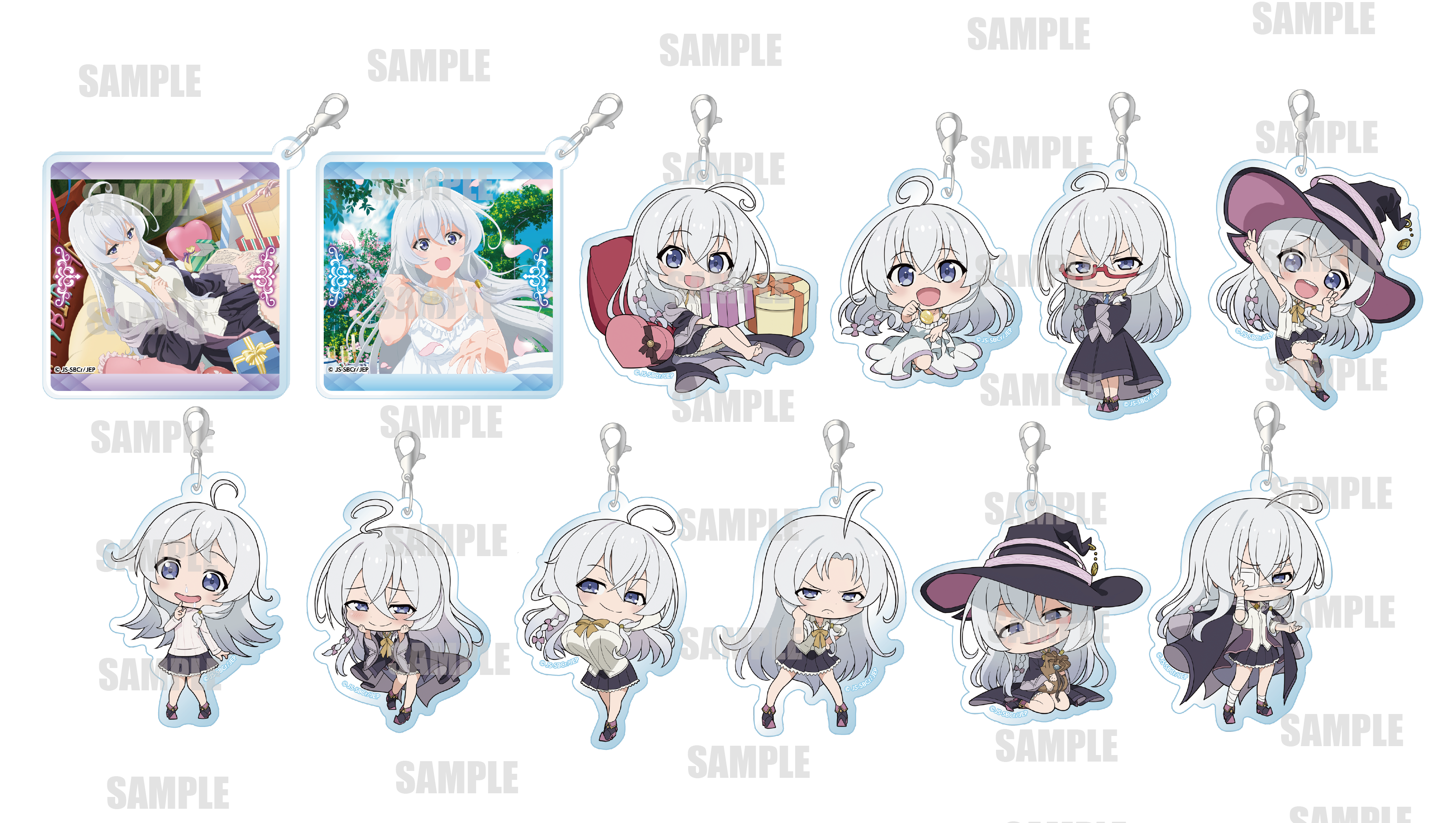 預購 - 魔女之旅 集換式壓克力掛飾 伊蕾娜 Happy Birthday ver. PACK盲盒販售 隨機出貨【日本進口精品-2023/4月下旬】