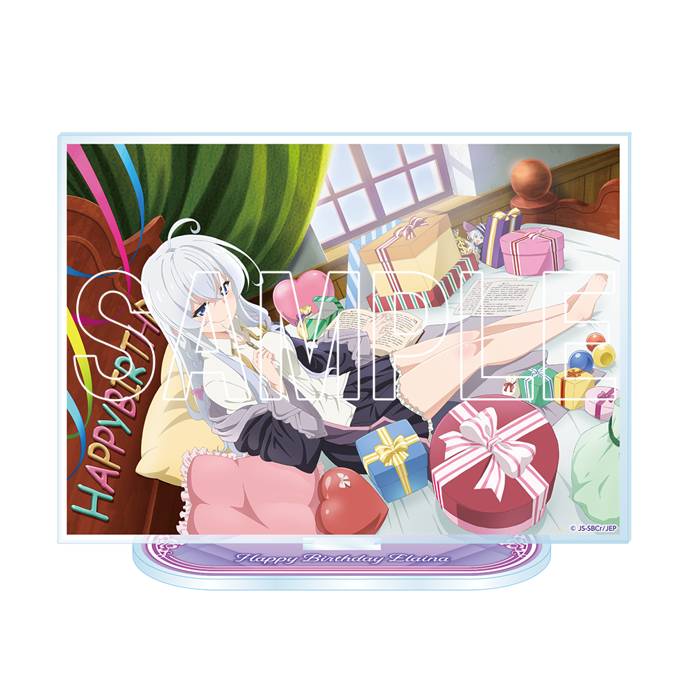 預購 - 魔女之旅 伊蕾娜 Happy Birthday 壓克力插畫圖案板 禮物ver.【日本進口精品-2023/4月下旬】