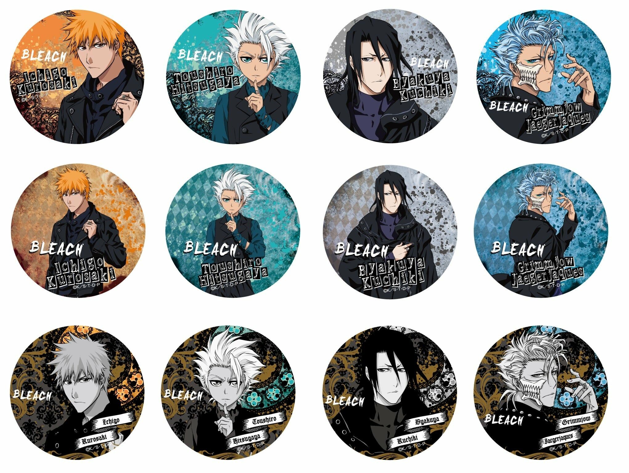 預購 - BLEACH死神 集換式徽章76mm BLACK ＆ ROCK PACK盲盒販售 隨機出貨【日本進口精品-2023/4月下旬】