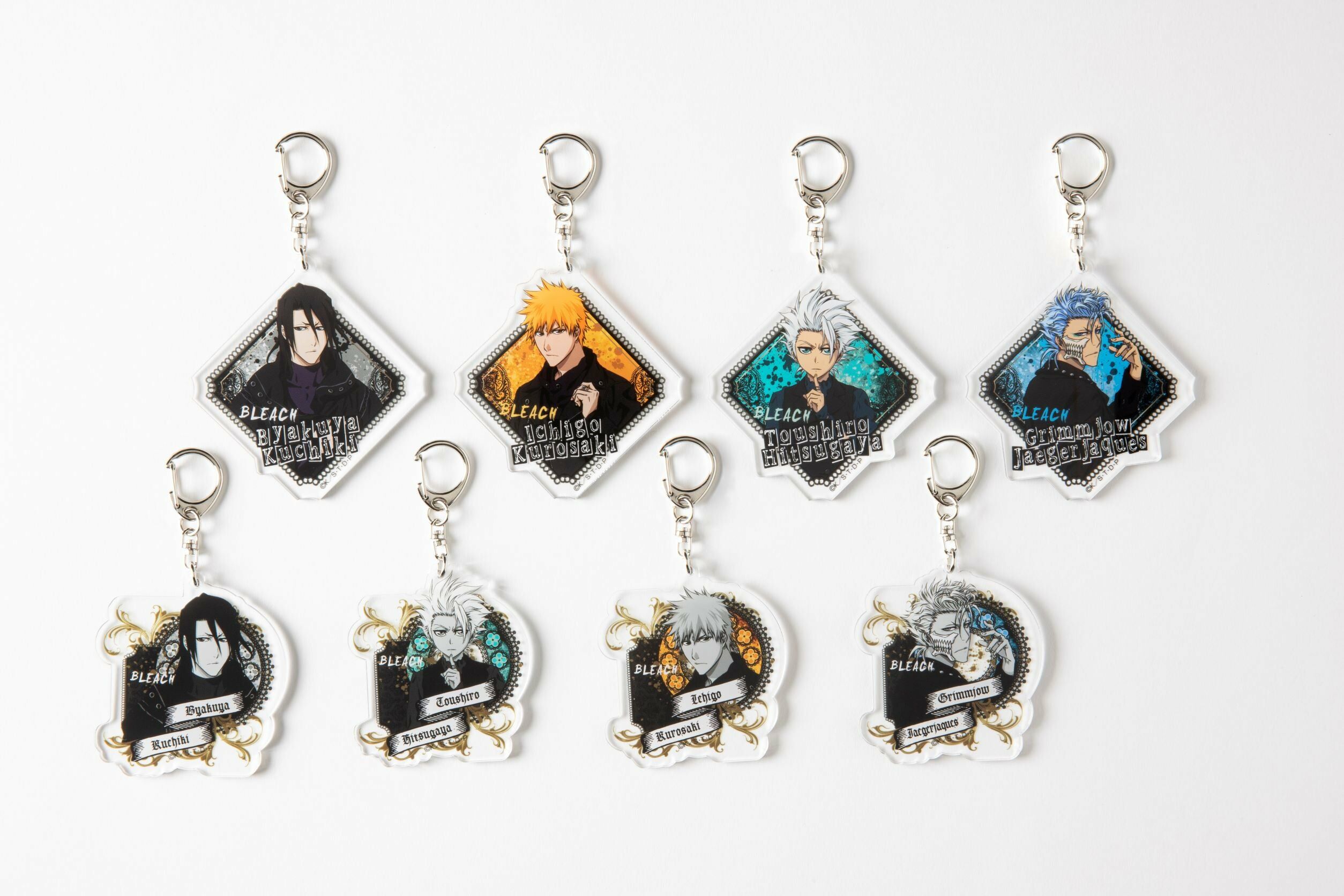 預購 - BLEACH死神 壓克力鑰匙圈 BLACK ＆ ROCK 日番谷冬獅郎 monochrome【日本進口精品-2023/4月下旬】