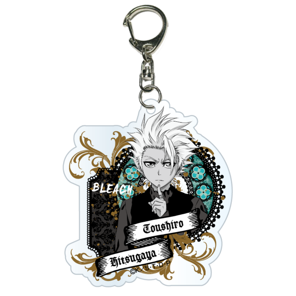 預購 - BLEACH死神 壓克力鑰匙圈 BLACK ＆ ROCK 日番谷冬獅郎 monochrome【日本進口精品-2023/4月下旬】