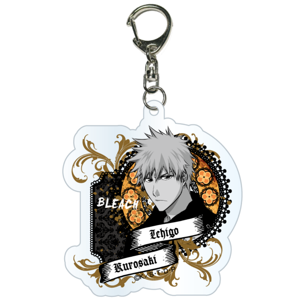 預購 - BLEACH死神 壓克力鑰匙圈 BLACK ＆ ROCK 黒崎一護 monochrome【日本進口精品-2023/4月下旬】
