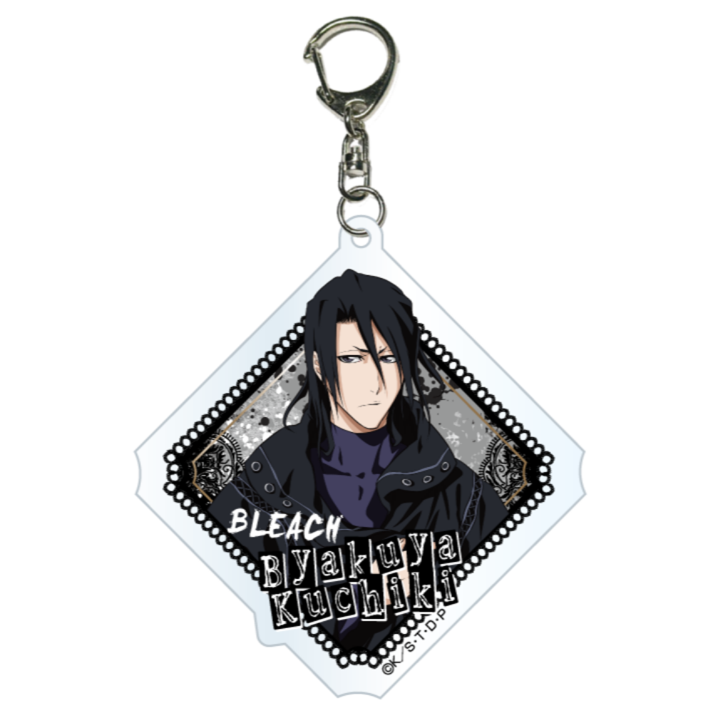 預購 - BLEACH死神 壓克力鑰匙圈 BLACK ＆ ROCK 朽木白哉【日本進口精品-2023/4月下旬】